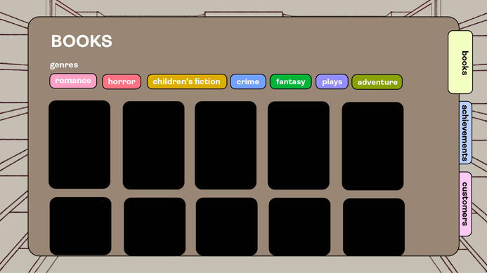 Database Menu Mockup Database Menu Mockup