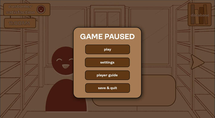 Pause Menu Mockup Pause Menu Mockup